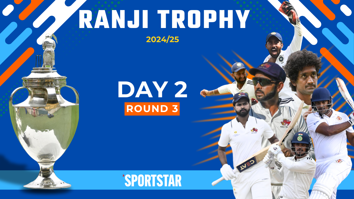 Ranji Trophy LIVE score, Day 2, Round 3: Tamil Nadu hunts early wickets vs Chhattisgarh; Mumbai 253/6 vs Tripura